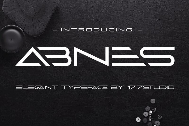 abnes Schriftart