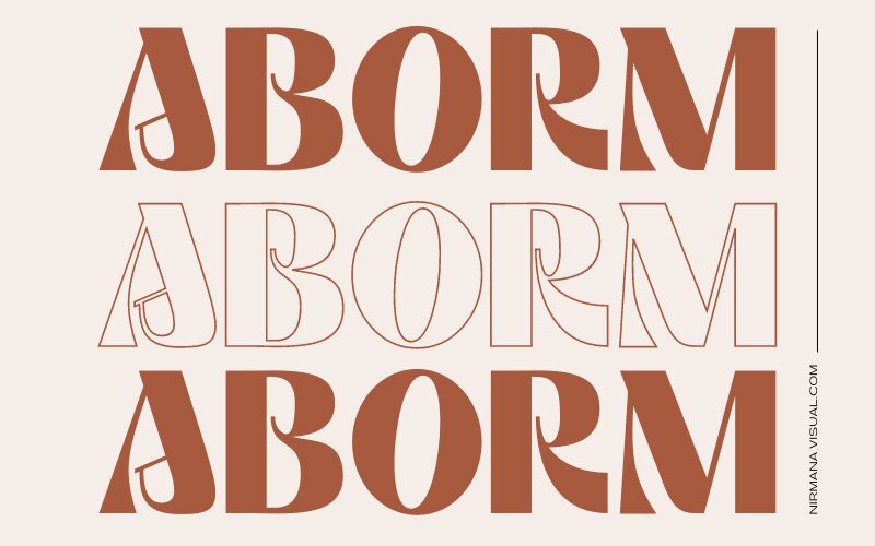 Aborm Schriftart