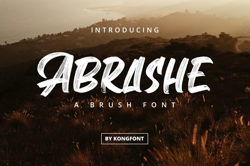 Abrashe Шрифт