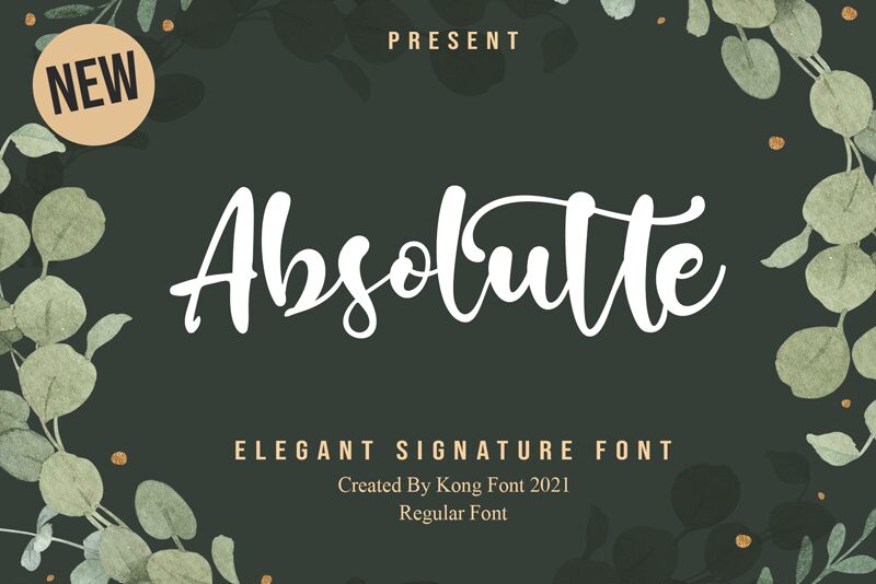 Absolutte Schriftart