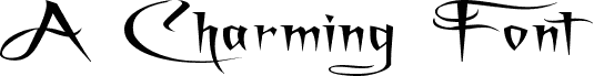 A Charming Font Superexpanded