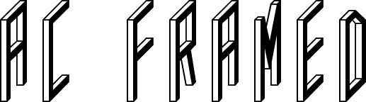 AC Framed Inverted font | Fonts2u.com