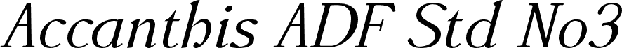AccanthisADFStdNo3-Italic