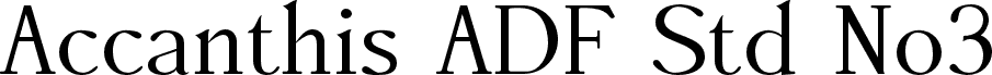 AccanthisADFStdNo3-Regular