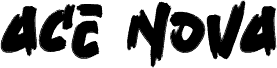 Ace Nova Brush Schriftart