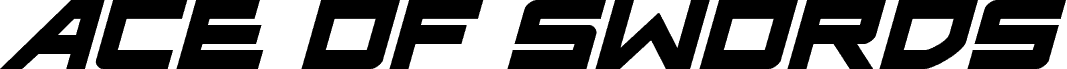 Ace of Swords Italic
