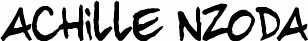 Preview of the achille nzoda font