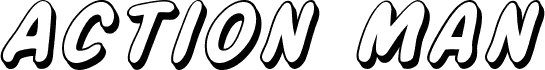 Action Man Shaded Italic