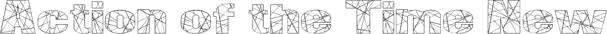 Preview of the Action of the Time New font