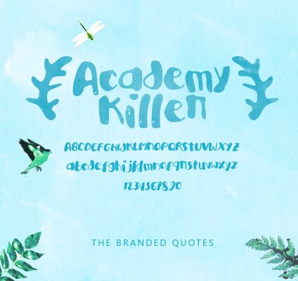 AcademyKiller Schriftart