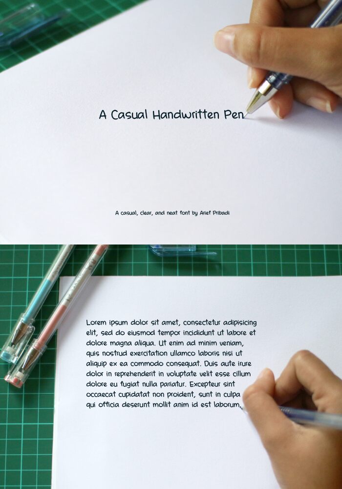 A.Casual.Handwritten.Pen Police