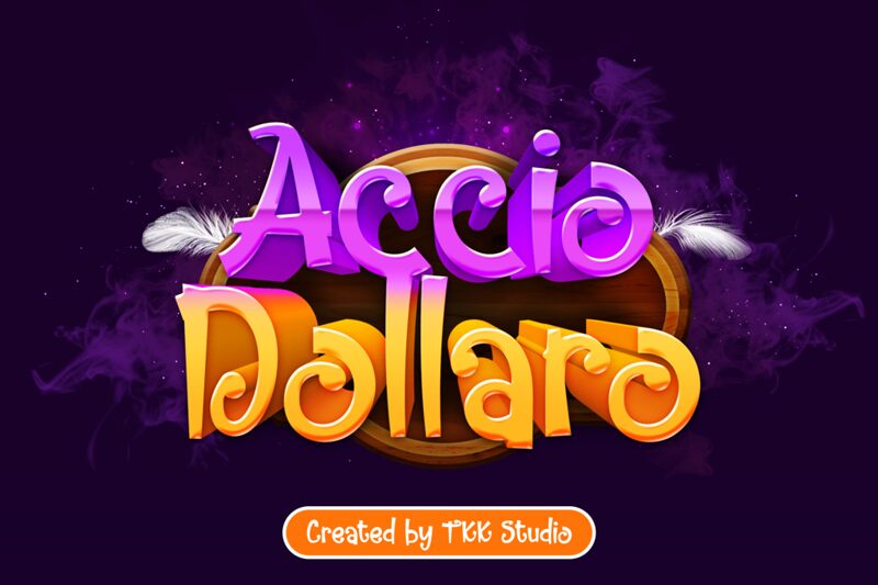 Accio Dollaro Schriftart