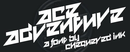 Ace Adventure Schriftart
