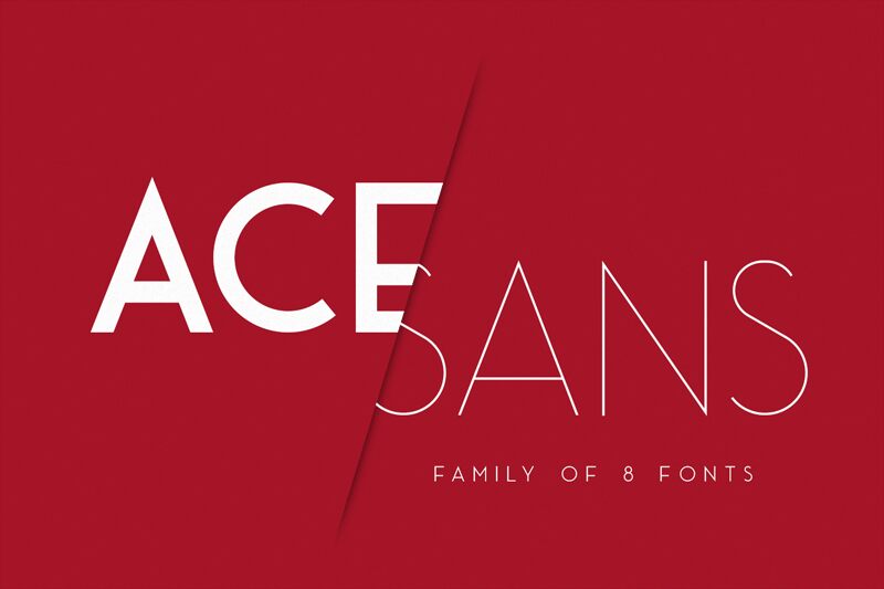 Ace Sans Druh písma
