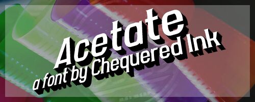 Acetate Czcionka