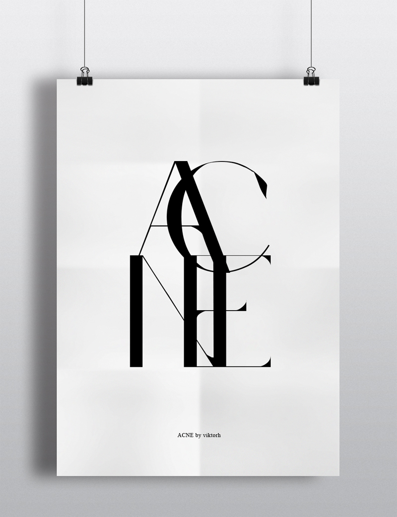 Acne Schriftart