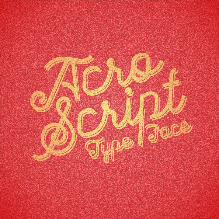 acroscript Font