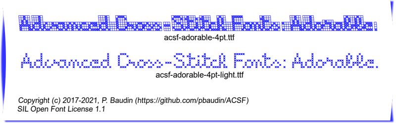 ACSF Adorable Czcionka