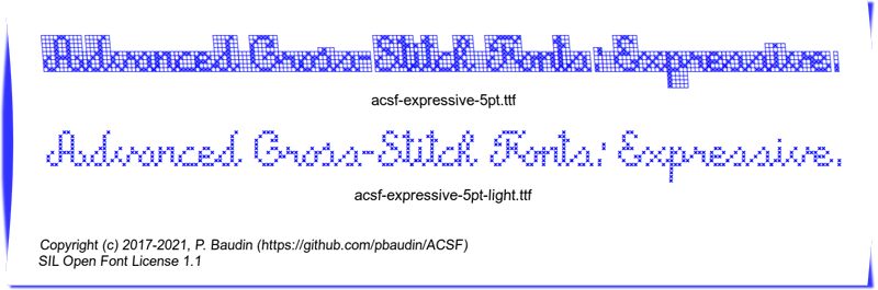 ACSF Expressive Druh písma