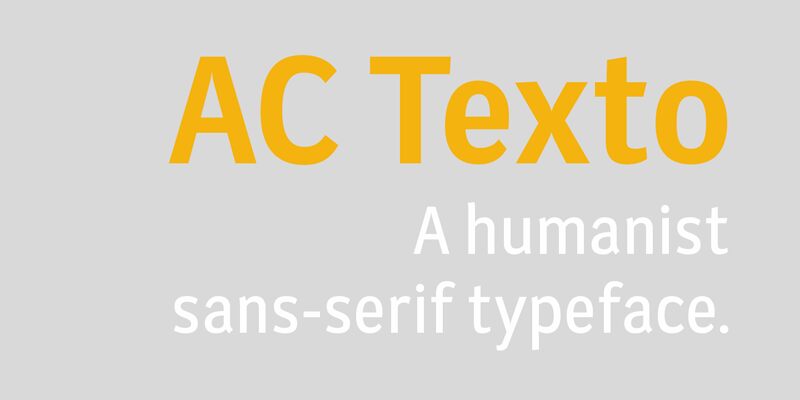 AC Texto Schriftart