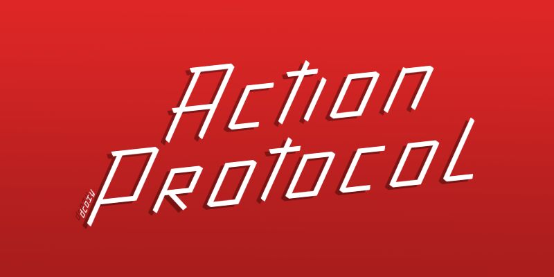 Action Protocol Czcionka