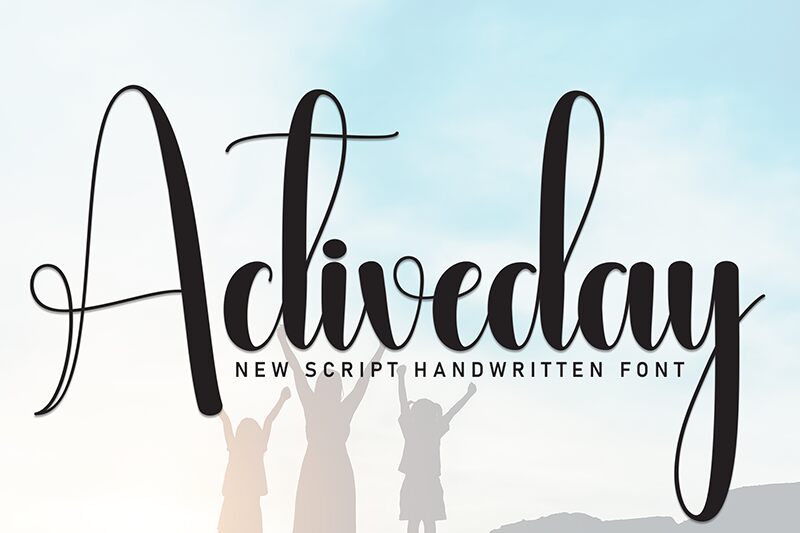 Activeday Schriftart