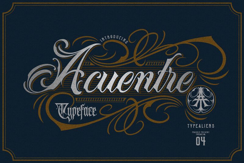 Acuentre Schriftart