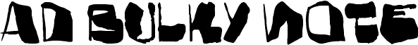 AD Bulky Note