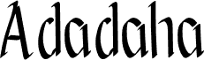 معاينة خط Adadaha