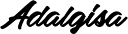 Попередній перегляд шрифту Adalgisa Personal Use Regular