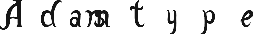 Preview of the Adamstype font
