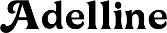 Adelline PERSONAL USE ONLY! carattere