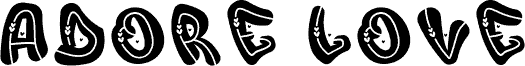 Adore Love Deco Deco 字体