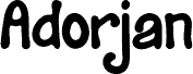 Adorjan Free Trial fonte