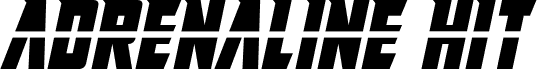 Adrenaline Hit Italic