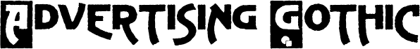 Advertising Gothic Demo