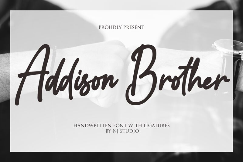 Addison Brother Druh písma