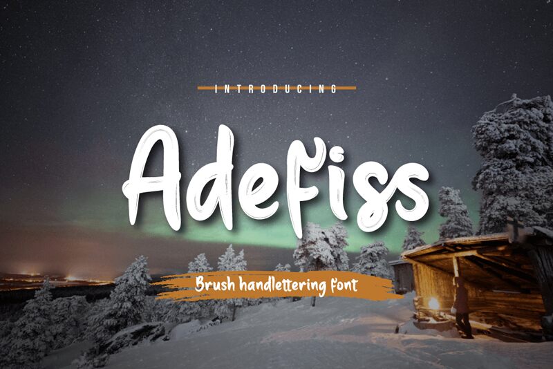 Adefiss Schriftart