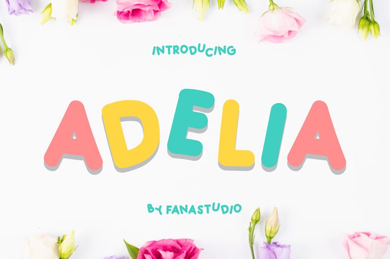 ADELIA Schriftart