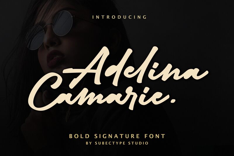 Adelina Camarie Шрифт