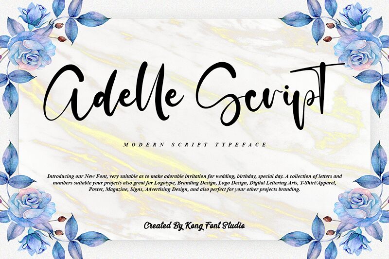 Adelle Script Carattere