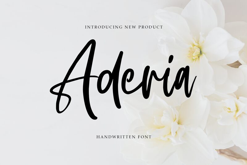 Aderia Schriftart