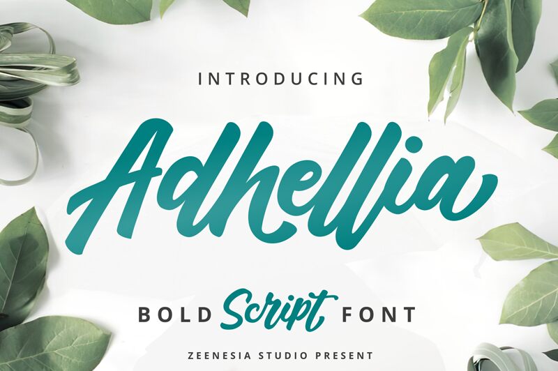 Adhellia Шрифт