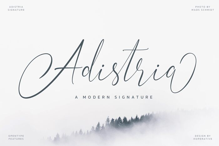 Adistria Schriftart