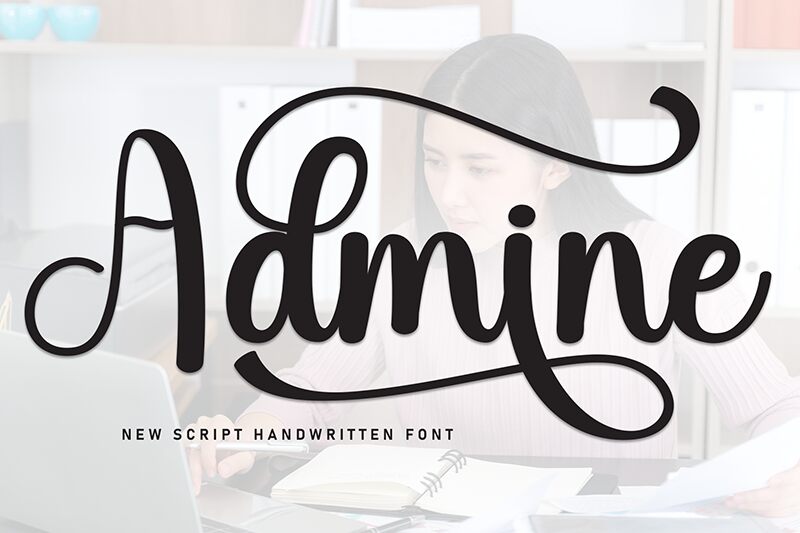 Admine Schriftart