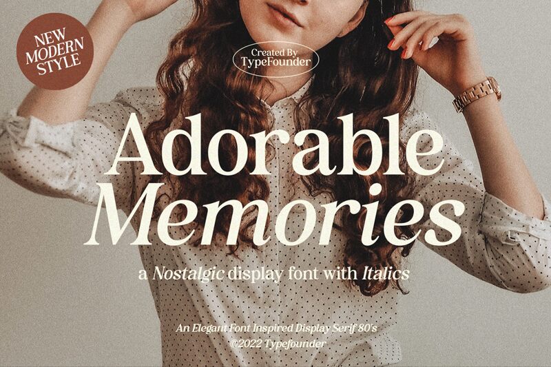 Adorable Memories الخط