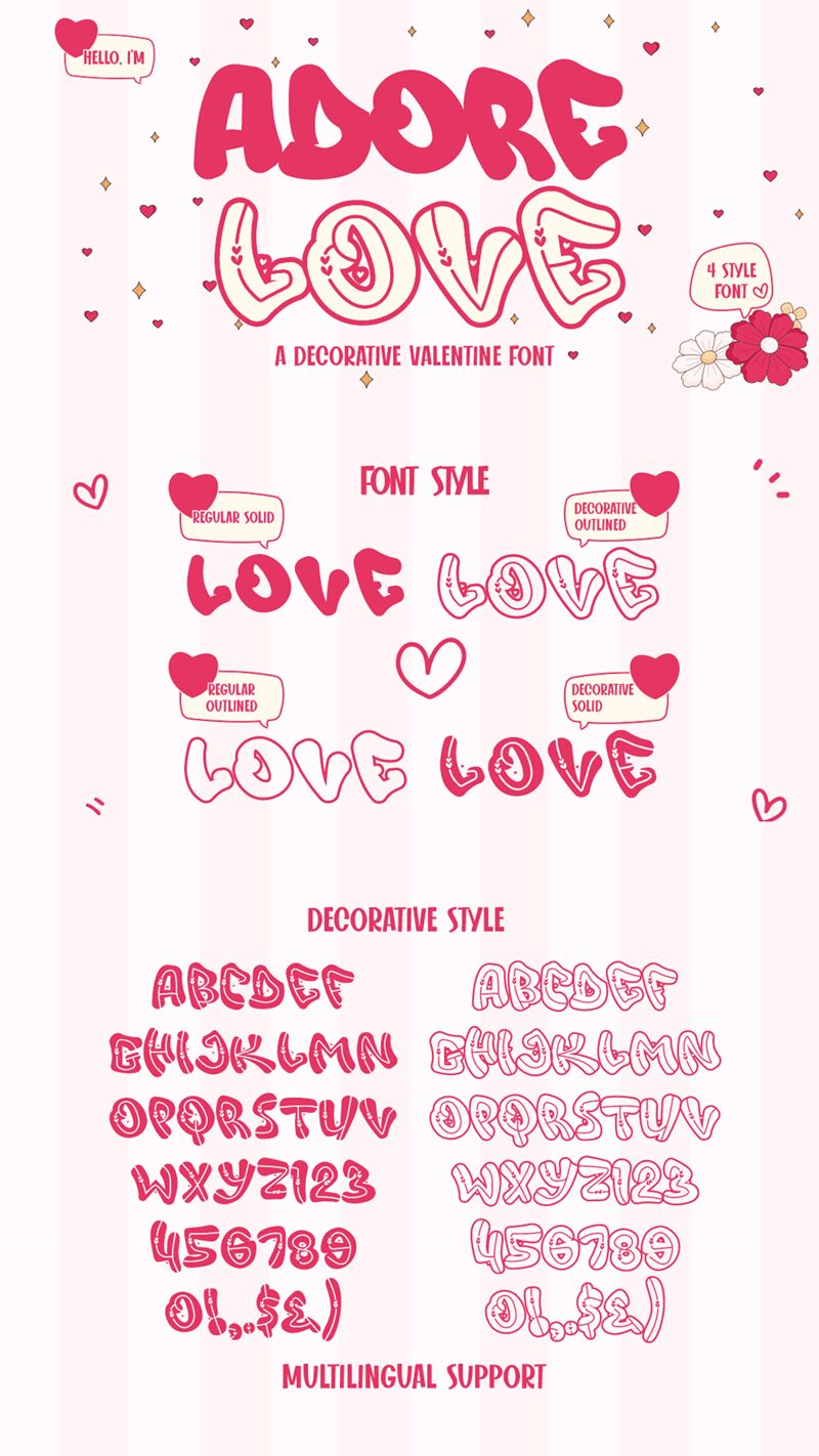 Adore Love Font
