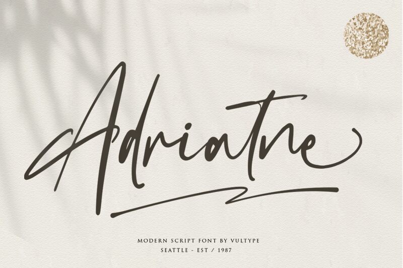 Adriatne Schriftart