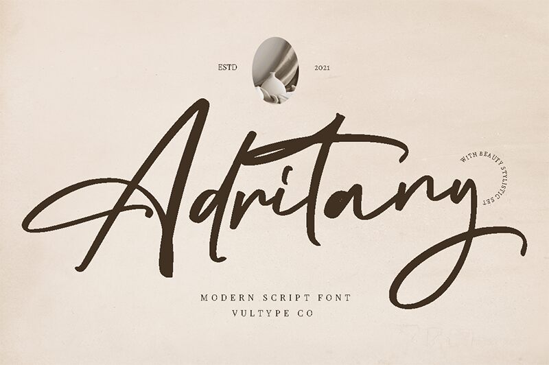 Adritany Schriftart