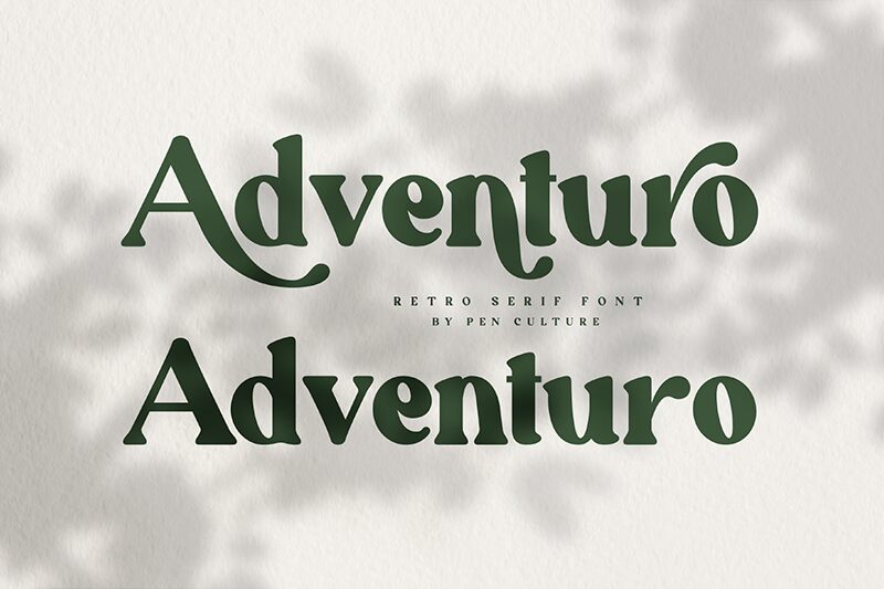 Adventuro Schriftart
